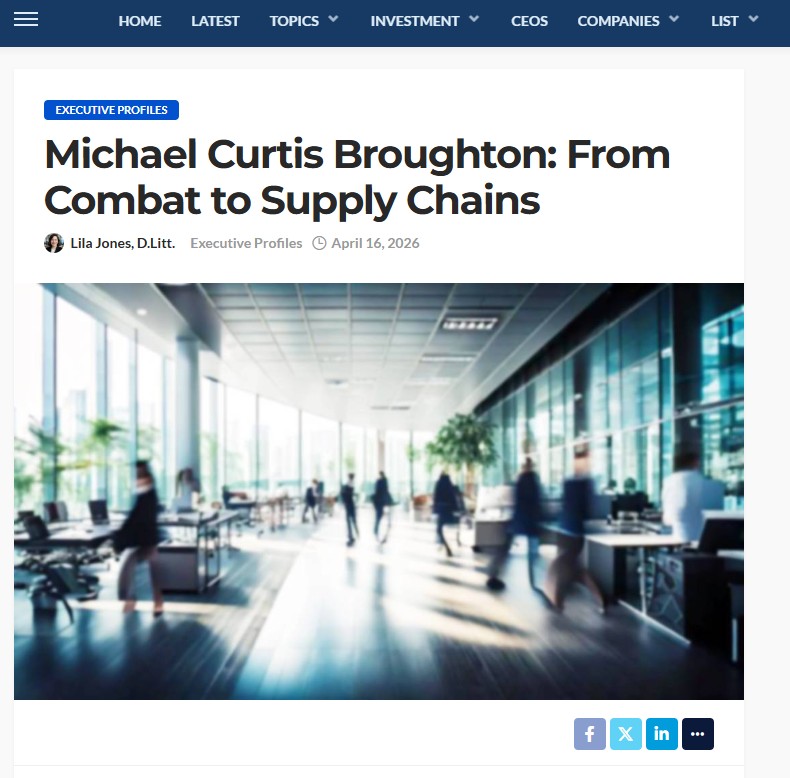 Michael Curtis Broughton: Innovator in Logistics and Military Engineering
