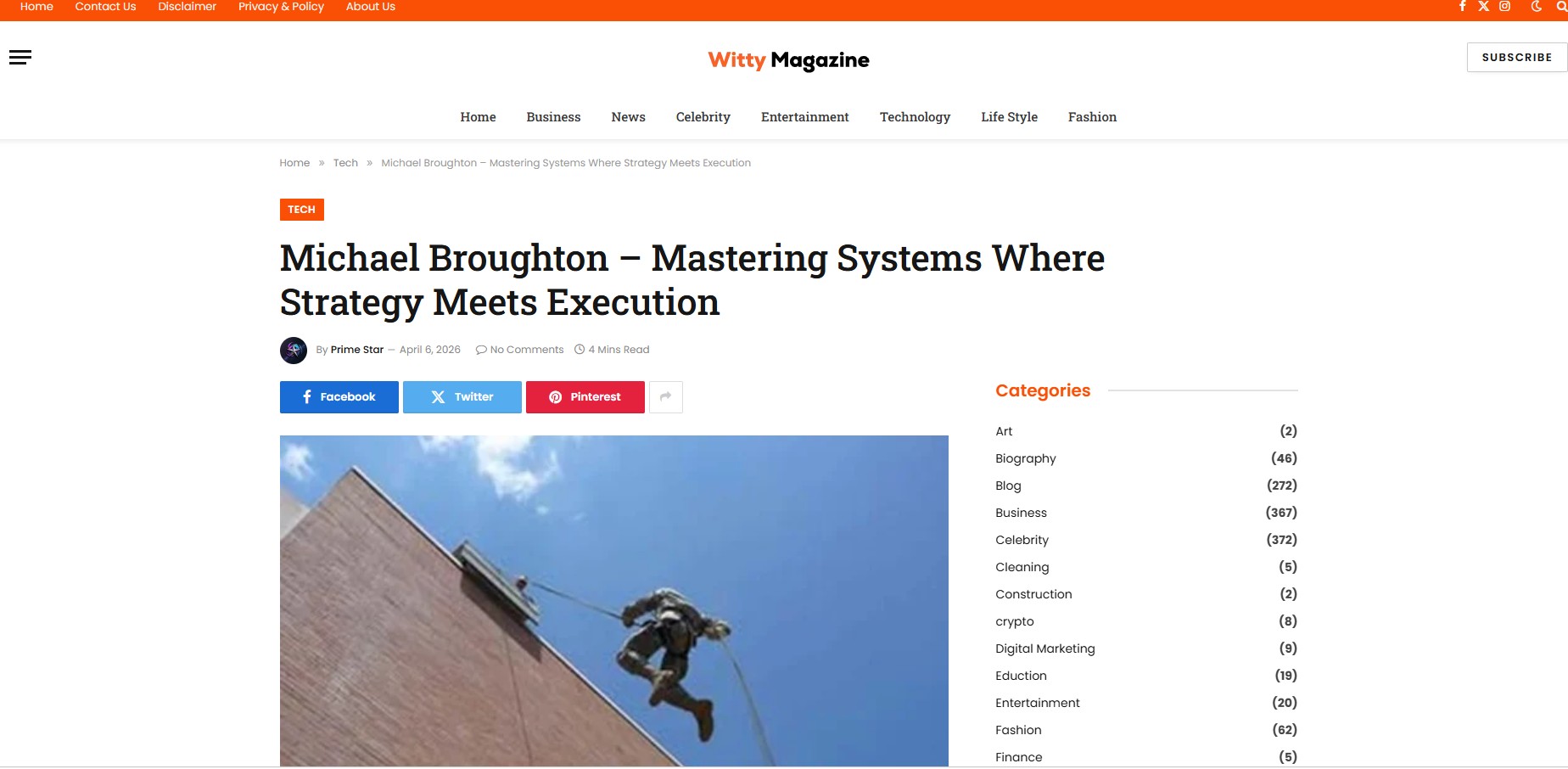 Michael Broughton – Mastering Systems Where Strategy Meets Execution